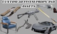 create, fix, convert and optimize custom 3d props and assets for gta 5 fivem map