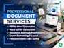 professionally do microsoft office work