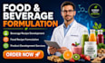 develop food recipe formulation, beverage recipe, and product development