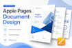 create, design your document in apple pages