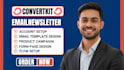 setup convertkit automation, newsletter, landing page, email marketing