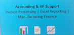 provide accounting, ap and invoice processing support