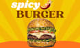 design a modern spicy food menu poster and restaurant flyer