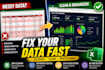 clean, format, analyse, merge excel data