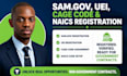 do sam gov, uei, cage code, and naics registration