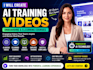 create ai onboarding training videos and employee elearning courses