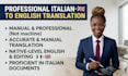 translate italian to english manually
