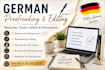 proofread and edit your german documents professionally