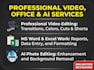 do ms word, excel, video editing and ai photo editing