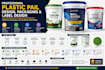 design plastic pail design packaging and label design