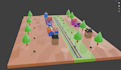 creat low poly 3d model