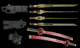 3d game props modeling weapon environment assets low poly high detail models