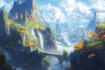 design detailed fantasy landscapes