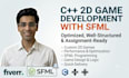 create 2d sfml, pygames games in cpp python