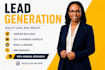 do b2b lead generation and linkedin prospect research