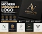 design modern minimalist logo for your business