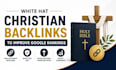 build high authority christian backlinks for SEO and google ranking