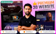 create a premium 3d website with interactive animations
