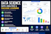 do data science, data analysis and machine learning projects