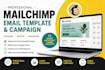 design mailchimp email template and campaign