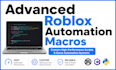 create custom roblox macros and automation scripts