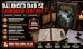 write balanced dnd 5e homebrew content campaigns dungeons and dragons