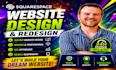 develop squarespace website design or redesign squarespace website development