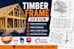 design timber frame and wood framing plans for permit approval