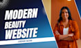 design beauty website, cosmetic website, salon website, spa website