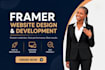 design framer website develop framer website framer animation wix website framer