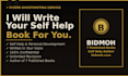 ghostwrite your self help or personal development book