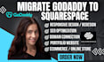 redesign fix godaddy website godaddy to squarespace seo design booking website