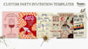 design a beautiful custom invitation for your event