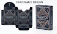 design custom card game, board game cards, card deck, card box and packaging