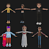 do 3d cartoon character model
