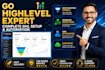 be your gohighlevel expert for gohighlevel funnel saas and workflows