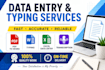 do accurate data entry and transcription work