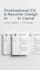 design professional CV and resume in canva