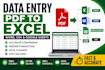 convert PDF to excel, word and CSV accurately