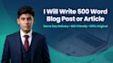 write SEO articles and blog posts in english
