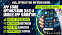 do app store optimization aso keyword research apple google play store copy