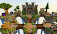 build custom minecraft skyblock hubs spawns map and server build