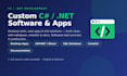 develop a custom csharp dot net desktop or web application