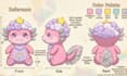create custom plush reference sheet plushie design stuffed animal tech pack