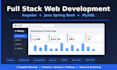 develop a full stack web application using angular and java spring boot