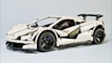 create a custom lego car 3d car model and 3d rendering