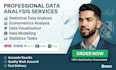do econometrics, statistical data analysis with spss,stata,rstudio,python,excel