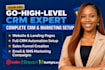 build gohighlevel website go high level landing page, ghl funnel builder