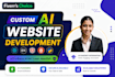develop ai website, ai chatbot, ai web application