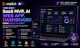 build saas mvp, ai web app, dashboard using replit ai agent